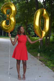 The red dress fit perfect for my 30th Birthday photo shoot! This was my first time shopping with Lulus and I loved it! - Candace D.