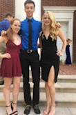 Got this for a formal at college. It fit perfectly and I got lots of compliments! Sewed the top about 1/2 inch, so it wouldn't be quite so low. I loved wearing it! - Suzanne Y.