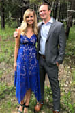 Bought this dress for a wedding and absolutely loved it.  I bought a medium and it was perfect, you don't need to wear a bra with it either! - Christine T.