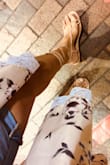 It was my first time shopping on Lulus. Shipping was fast and easy. This is my new favorite shopping site. I loveeeee these sandals. They are super comfortable and they make my legs look long/sexy. I also purchased them in gold. I will be buying them in black too. I'm just obsessed!!! - Mirna B.