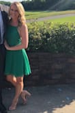 Absolutely LOVED this dress and got so many compliments! The dress fits perfect to size and you can adjust the straps based on your chest size. The color is beautiful and the fabric is great. Totally buying another one in a different color! - Megan W.