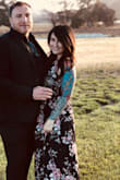 When I first ordered this dress I was concerned about ordering a size small (I typically fall between a small and a medium). But, when the dress arrived and I tried it on, it fit amazing!! The material feels like good quality and light-weight. The length is a little long but when paired with some heels I feel like it's perfect. - Kimberly A.