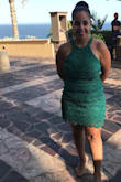 Ordered this dress for my brother's wedding in Mexico! It's light and sexy. Formal enough but casual enough for the beach. I love it so much that I'm considering ordering other colors. Great dress at an excellent price! The photo I provided is just trying it on and I was not wearing a bra. I will be wearing a strapless one for the wedding. Fits true to size. I ordered a L and XL just to be safe because my measurements were on the border of those sizes. The large is perfect! - Samantha E.