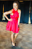 I wore this for my sorority fundraising Day Party, and it was a hit.  This fits me perfect.  It showed my waistline and highlighted my best assets. - Chyrica B.