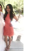 LOVE LOVE LOOOOVED this dress! I had originally ordered a size small but it was too small & way too short for my taste but a medium fit perfectly - Kim M.