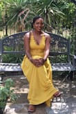 This dress is stunning! The quality is great and the fit is very flattering. I wore it to a summer wedding and got lots of compliments. - Roxanne M.