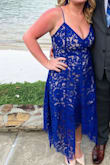 This dress was perfect for the wedding I attended. I got so many compliments. It fit perfectly. Not too tight but not lose. Perfect! - Heather J.