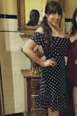 This dress is beautiful and has a romantic feel to it. It hugs all the right places for a form-fitting look. It fit my bust just right without making anything else look baggy. Got tons of compliments! - Elizabeth G.