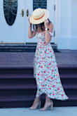 I knew this dress what exactly what I was looking for but then when it arrived, I was beyond pleased. It is so flattering and really the perfect summer dress.  I wore it to a baby shower but it could be worn to a wedding or dress it down and go to a BBQ.  I received a ton of compliments! It was true to size. - Jennifer V.