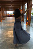 I love how effortless this dress looks. It fits great up top, and the waist hits exactly right, which can be hard to find as my torso isn't super long with me only being 5'1. I did have to have the dress hemmed since it was too long for me, but I would still say the dress is totally worth it. I usually debate between ordering a small or extra small and I'm glad I chose the extra small, it was a perfect fit! - Sonam T.