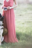 The dress fit well and looked great! Little long but I managed with heels. - Therese P.