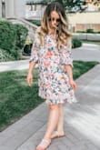 I love this dress! It's perfect for special occasions like Easter, baby showers, bridal showers, weddings, and date night! It's even prettier in person and fits true to size. The material is night and light. It's very comfortable. Highly recommend it! -Katie Meshko - Katie M.