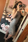 I was expecting the dress to be a little shorter, but other than that I think it fits perfectly, is very high quality and very comfortable. - Amanda D.