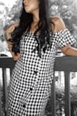 Love the dress! Thought it would be tighter but it's okay. - Sayeedah J.