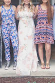 This dress was super cute, it did give me a ton of cleavage which I wasn't really too fond of. Wore it for my bridal shower and it was perfect. - Aubree P.