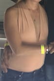 I bought this for a going out night and it was wonderful! I might get a different color next time, but fit great. I am embracing my small cup size and this top didn't bother me a bit! No nip slip, but you can definitely see them though this thin material. - Quartnie B.
