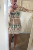 It's super cute- purchased for my bachelorette/honeymoon. It's a little big but has a draw string around the waist! It looks much better with a bikini than with my one piece. - Marjorie M.