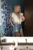I'm obsessed with this top. It is sooo beautiful & flowy & delicate. I'm very flat chested so at first it felt loose, but when I just pull the top down it pulls right to my chest and is perfect. I love everything about it. - Samantha D.