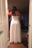 I'm so happy with this dress! I'm not a small girl, and I was unsure how this dress would fit me but I couldn't be more happy with the fit. I love the adjustable straps and I can rock it without a bra! It's a smidge long but with some heels it's perfect. I can't wait to wear it to my bridal shower in a few weeks! - Danika M.