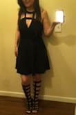 I love this dress!!! It fits me perfectly and looks so sexy! I love it!!! Can't wait to wear it on date night. He's going to love it! - Diane W.