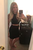 I love this! Material is great. The fit was good. Skirt fits perfect, the top is a little loose but wouldn't change the size. - Jaclyn A.