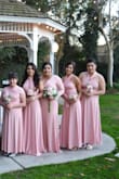 Bought this dress for my bridesmaids and they all looked so beautiful and stunning, I love how they all could make it different, since not everyone has the same taste. I loved and the price too; only complaint is that it was super long so had to take it for alterations. - Tania G.