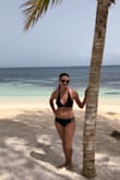 Cute and sexy suit. Wish I had ordered a large but works. - Katie A.