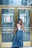 I have several clothing items from Lulus and I am in love with all my purchases! This skirt is no exception! The skirt fits perfectly, however, it leaves little room to tuck shirts in. I prefer it when I have a little extra room, but that's just my preference. Overall, great buy! - Angelica K.