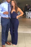 First off, I read the reviews to get a great idea of the size I needed and ended up ordering a small (even though I'm tall and didn't know if it would be too short) and it was perfect. Length was great with flats, fit snug and was perfect for the wedding I attended. Looks great on the bum too ! - Jaimie N.