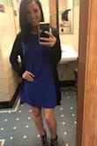 It was a little big and I had it taken in so that I felt more comfortable and not like a trash bag! lol but after having it taken in I loved it! Wore it to a wedding and people loved the color and style! Would buy again! - Melanie D.