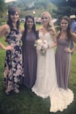 This dress is the perfect wedding guest dress. I have worn it to two weddings this year and I just absolutely love the way it fits. LOVE LOVE LOVE it :) - Kristen R.
