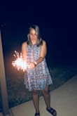 I love this dress! It's a perfect fit and it's super light and flowy, but not too flowy that you need to worry about a gust of wind coming and showing everything underneath the dress. I wore it for the Fourth of July and it went perfectly. Will definitely be wearing this dress for many different occasions. - Julia C.