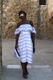 I was looking for something light and airy to wear during my honeymoon in Spain and Portugal. This dress was perfect! it was so comfortable. I received so many compliments and still do every time wear it. It was a bit see through even with the lining, so I would recommend a slip if you wear it a more conservative setting. - Butsina W.
