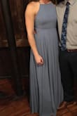 Purchased this dress potentially for my bridesmaids, wasn't the shade of blue I wanted (a little darker than anticipated). That being said, I wore it to a wedding and loved it. Very comfortable and received lots of compliments. - Renee P.