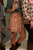 The fit and the color of the dress looks great on me. I usually order x-small on all lulus dresses because I have a donât have much up top. This one is a keeper. I have dressed it up or wore it on a casual day. I have used the dress on a western themed party and it went well with a pair of cowboy boots and hat. - Krystel V.