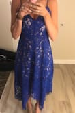 This dress is great for any special occasion, has great color and great flow. A little loose on top would probably get a XS next time. - Amy S.