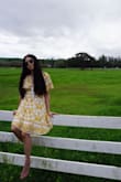 I loved the front tie and the fact that the dress is double layered! It's the perfect summer time dress. I'm bringing it with me on my honeymoon! - Lisa D.