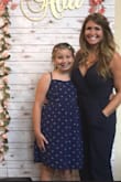 With a high waist and no panties - it felt a little snug vertically but you can't tell. That's the only thing that altered comfort - keeping an eye on it.
Wore it to a baby shower- lots of compliments. Loved the material & color. A belt & wedges would dress it up while sandals can dress it down. - Jamie B.