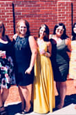 Wore this dress to a wedding. Received multiple compliments on this dress all evening long. Absolutely beautiful color and fit like a glove. Length was a little long but with a pair of cute sandals, fit perfectly! - Ashley G.