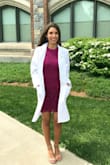 I wore it for my graduation and got a lot of compliments on it. I was a little worried it would be too short but it actually fit true to size and was the perfect length. - Melissa P.