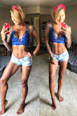 So flattering on. Absolutely beautiful! 
I would order 2 more of these if I could! - Mary N.