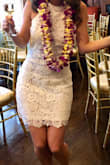 I really do love this dress. I vary between S and XS in LuLus dresses, and this dress (in a S) fit me perfectly. Hugged all the right places and was comfortable too. And I was able to wear a nude strapless bra with it too, which was awesome. Wore this to my bridal shower (in white) and got many compliments on it. I felt both classy and sexy in this. Definitely recommend! - Jody K.