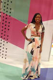 I wore this to the Essence Festival in New Orleans and got so many compliments on my outfit. The skirt does run a little long, but flats or heels work. So glad I bought this. - Tiffany B.