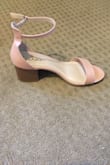 I run between 8.5 and 9 and a 8.5 would've fit better but I still absolutely LOVE these shoes!! They go so well with tons of outfits. The almond color has the slightest shade of pink but no complaints there! - Lindsey E.