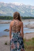 The dress was very long but otherwise fit just right. I wore it to a wedding in Jackson Hole, WY and it was nothing short of perfect. I got many compliments on it and cannot wait to wear it again! - Ashley P.