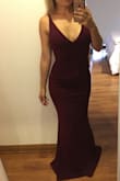 I have a hard time finding clothes that fit my waist and my hips equally well and this dress is perfect! My measurements are 37-26-38 and a medium fits like a glove. It's stretchy so it's super comfortable. I'm 5'5" and will have to get it hemmed once I figure out what shoes I'm wearing with it. I was super skeptical of how the quality would be for the price but I am very impressed and will absolutely order front Lulus for formal wear again. - Marisa R.