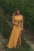 Wore this dress to a wedding and I loved it. I ordered a medium and it was a little loose but it was so comfy and I felt great in it all night. - Lucy O.
