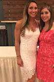 I got so many compliments on this dress at my rehearsal dinner! It's beautiful, classy, great length and yet a little sexy. Love it and would order it in another size to wear to a wedding! - Sarah R.