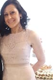 I purchased this lovely dress in the "Mauve" color to wear at a close family member's wedding. The fit was just a bit snug for me (I'm a normal size 4) but knew I couldn't go a size larger, because of the chest area. I am a 36A but was able to wear a padded + push up bra, which helped fill in the chest. Well, I got dozens of compliments on this dress at the wedding reception (even the beautiful bride graciously complimented me!). I even got lots of compliments from the photos I posted on social media. It is a simply elegant, well made dress at a reasonable price and definitely worth it. I highly recommend it to others. - Marianne S.