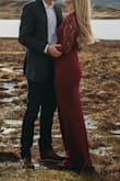 I bought this one for my engagement photos and absolutely loved it. The color was perfect and the lace looked high quality. The cut is super flattering and the material is stretchy and comfortable. Loved it! - Chelsea L.